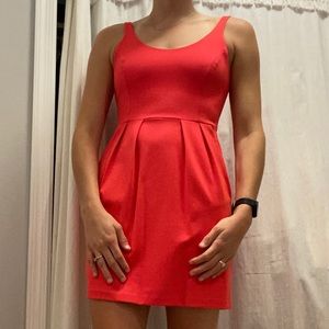 Coral dress